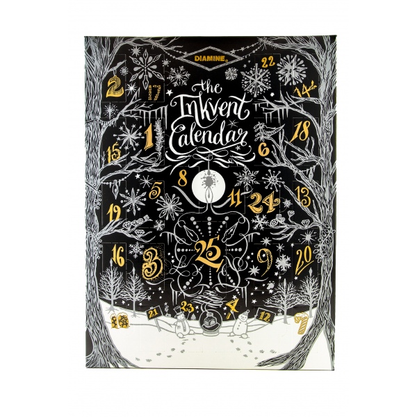 Diamine Winter Ink-Vent Calendar 2024 - Black Edition