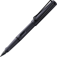 Lamy Safari 0E2 Steel Black Fountain Pen