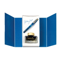 Pelikan Classic M200 Fountain Pen Golden Lapis Gift Set