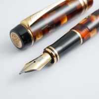 Parker Duofold International Amber Check GT