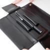 Aurora leather case for 3 pens